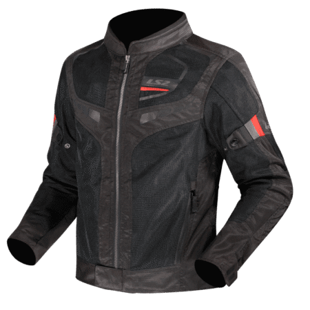 LS2 GARDA AIR MAN JACKET BLACK RED 450x450 1